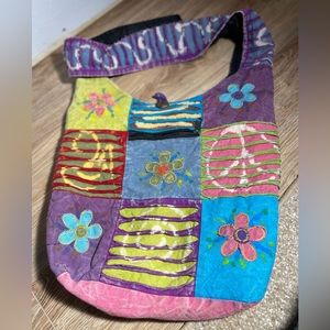 Rising International Multicolor Patchwork Crossbody Bag